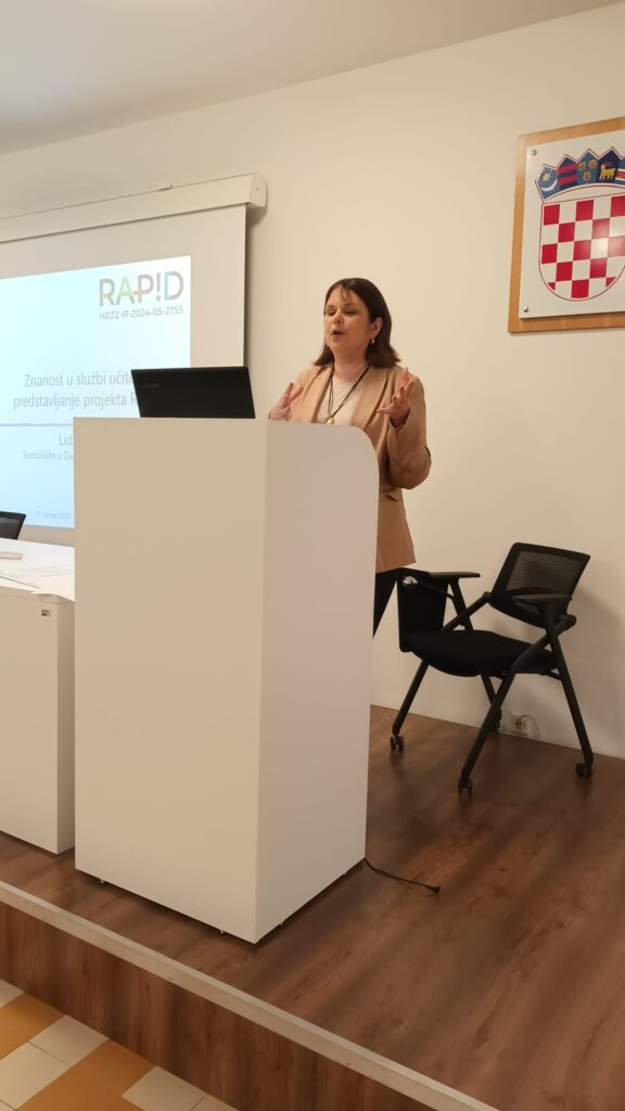 Znanost u službi učitelja: predstavljanje projekta RAPID